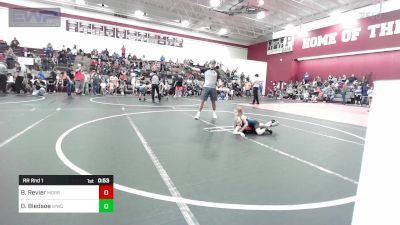 46-52 lbs Rr Rnd 1 - Brylynn Revier, Morrison Takedown Club vs Dixie Bledsoe, Woodland Wrestling Club