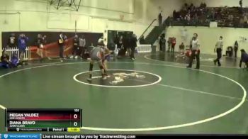 101 lbs Quarterfinal - Megan Valdez, San Jacinto vs Diana Bravo, John Glenn