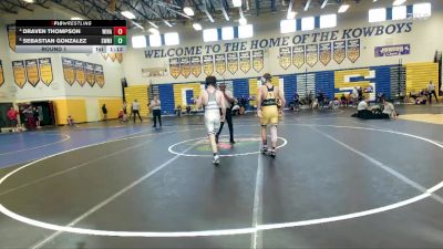132 Gold Round 1 - Draven Thompson, Winter Haven vs Sebastian Gonzalez, Southwest Miami