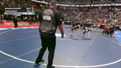 G115-5A Semifinal - Tylee Schultz, Pine Creek Girls vs Morgan McDonald, Mead High School Girls
