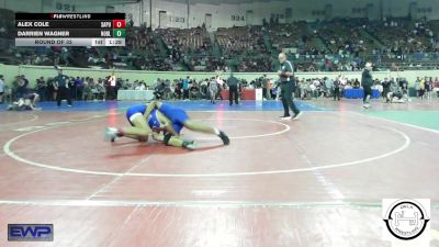 133 lbs Round Of 32 - Alex Cole, Sapulpa Jr High vs Darrien Wagner, Noble Takedown Club