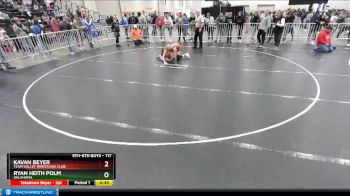 117 lbs Quarterfinal - Kavan Beyer, Team Valley Wrestling Club vs Ryan Heith Polm, Oklahoma
