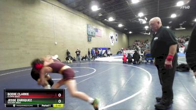 126 lbs Cons. Round 3 - Jesse Enriquez, Golden West vs Bodie Clarke, Clovis West