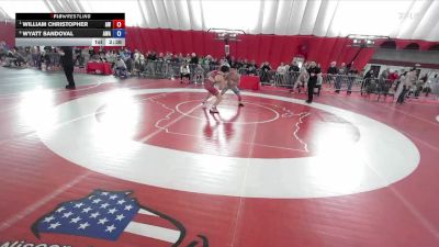 138 lbs Semifinal - William Christopher, Aviators Wrestling vs Wyatt Sandoval, Askren Wrestling Academy