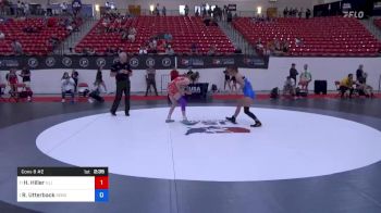 106 lbs Cons 8 #2 - Harlee Hiller, Illinois vs Reanah Utterback, Sebolt Wrestling Academy