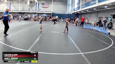 48 lbs Round 2 (4 Team) - Colton Clark, Brawler Elite vs Rhett Jenkins, U2 Uprising Blue