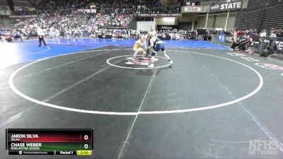 2A 138 lbs Champ. Round 1 - Chase Weber, Burlington-Edison vs Jaron Silva, Selah