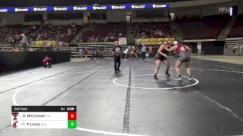 191 lbs 3rd Place - Dally McConnell, Texas Tech (W) vs Taylor Thomas, Washington State (W)