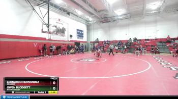 138 lbs Champ. Round 1 - Owen Blodgett, Naches Valley vs Leonardo Hernandez, Granger