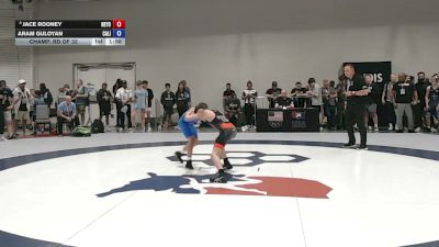 41 kg Champ. Rd Of 32 - Jace Rooney, New York vs Aram Guloyan, California