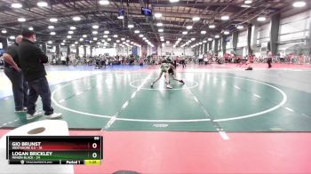 80 lbs Rd# 2 10:30am Friday - Logan Brickley, Minion Black vs Gio Brunst, Westshore D.S