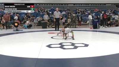43 lbs Semis - Isaac Wicks, Englewood Live Wire Wrestling Club vs Grayson Byrd