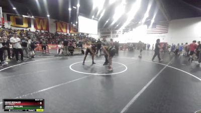 157 lbs Cons. Round 2 - Jordan Phillips, South Hills vs Hugo Rosales, Bell Gardens