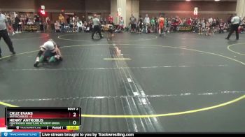 72 lbs Round 1 (6 Team) - Cruz Evans, Untouchables vs Henry Antrobus, Contenders Wrestling Academy Green