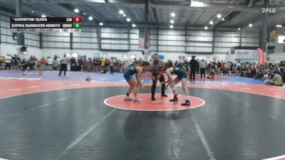 131-143 lbs Round 3 - Kathrynn Quina, Grapplers Garage Wrestling vs Sophia Rainwater-Nemeth, Kellam Mat Rats Wrestling Club