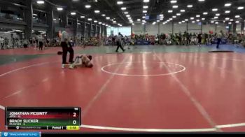 96 lbs Round 1 (6 Team) - Jonathan McGinty, Apex vs Brady Slicker, PA Silver