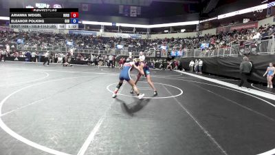 105.6-114.9 lbs Round Of 32 - Arianna Weigel, Russell Wrestling Club vs Eleanor Polking, Ggb