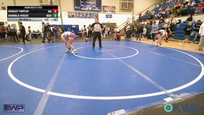 102 lbs Rr Rnd 5 - Hanley Heflin, Vinita Kids Wrestling vs Daniela Holtz, Wagoner Takedown Club