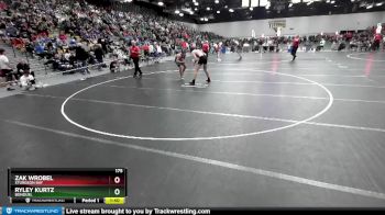 175 lbs Champ. Round 2 - Ryley Kurtz, Bonduel vs Zak Wrobel, Sturgeon Bay