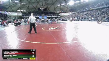 4A 165 lbs 7th Place Match - Noah Holman, Gonzaga Prep vs Josiah Taijeron, Rogers (Puyallup)