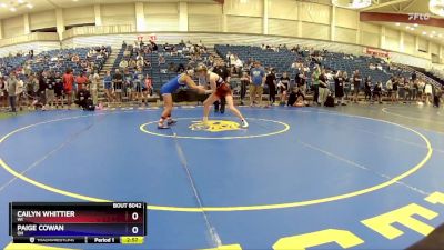 115-120 lbs Round 1 - Cailyn Whittier, WI vs Paige Cowan, OH