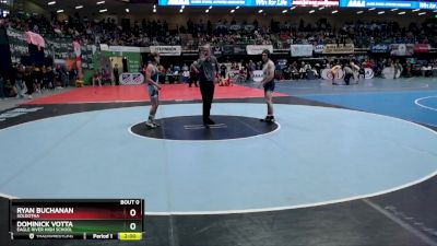 119 lbs Quarterfinal - Dominick Votta, Eagle River High School vs Ryan Buchanan, Soldotna