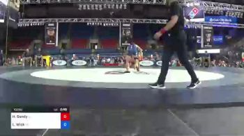 152 lbs Consi Of 8 #2 - Hunter Gandy, New Jersey vs Luka Wick, California