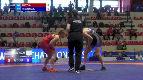 65 kg 1/8 Final - Macey Ellen Kilty, United States vs Kseniya Tsiarenia, Individual Neutral Athletes