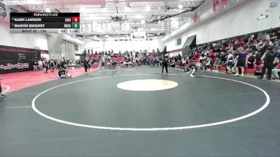 106 lbs Round 3 - Mason Enquist, Rock Canyon vs Kash Lawson, Castle View