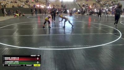 90 lbs Round 1 - Eddie Jones Iii, Wave Wrestling Club vs Connor Lang, Wave Wrestling Club