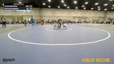 40 lbs Rr Rnd 2 - Jacob Espinosa, Team Speed vs Waylon Pearson, Shelton Wrestling Academy 9U