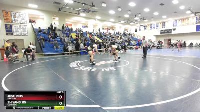 157 lbs 3rd Place Match - Jose Rios, Sante Fe vs Zhiyang Jin, Cerritos