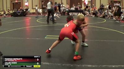 82 lbs Round 1 (4 Team) - Thomas Depratti, Mat Assassins vs Caleb Hodo, MHWC