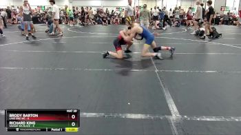 120 lbs Round 5 (6 Team) - Brody Barton, Lake Erie WC vs Richard King, Savage WA Black