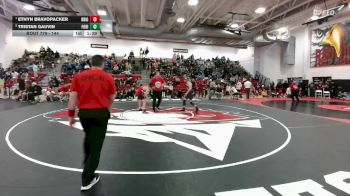 144 lbs 1st Place Match - Ethyn BravoPacker, Brighton vs Tristan Gauvin, Fossil Ridge