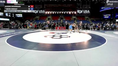 285 lbs Champ. Rd Of 32 - Jaxson Woodward, NY vs Kevin Oswalt, PA