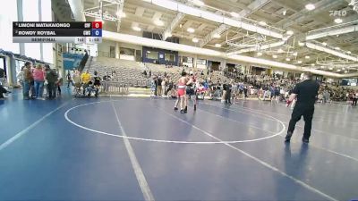 157 lbs Semifinal - Limoni Matakaiongo, Canyon View Falcons vs Rowdy Roybal, Cougars Wrestling Club