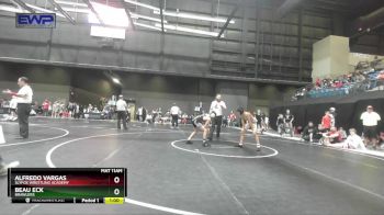 85 lbs 5th Place Match - Alfredo Vargas, SlyFox Wrestling Academy vs Beau Eck, Brawlers