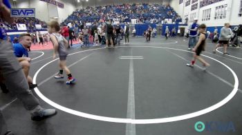 46 lbs Semifinal - Teagen Martinez, Carl Albert vs Nash Leisinger, Choctaw Ironman Youth Wrestling