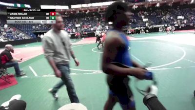 176 lbs Cons. Round 2 - Zaide Miller, Unattached vs Santino Goclano, CFD2