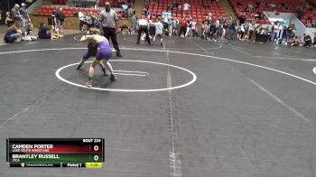 56 lbs Round 2 - Camden Porter, Lake Youth Wrestling vs Brantley Russell, JTCA