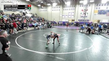 113 lbs Champ. Round 2 - Peyton Fowler, Union County vs Anthony Velasco, Christian County