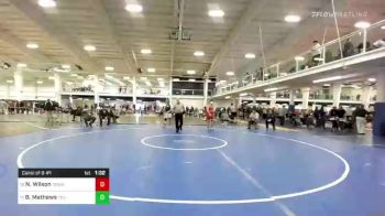 285 lbs Consi Of 8 #1 - NIck Wilson, Tewksbury vs Bret Mathews, Tri-County