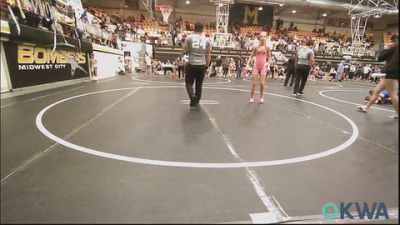 97-102 lbs Rr Rnd 4 - Mieka Swatek, D3 Wrestling Cluib vs Amourah Taylor, D3 Wrestling Cluib