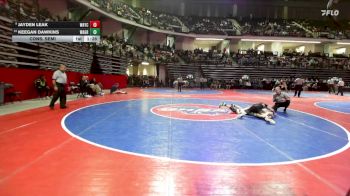 138-4A Cons. Semi - Jayden Leak, Wayne County HS vs Keegan Dawkins, Walnut Grove