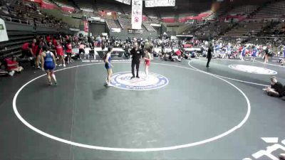 115 lbs Aubrey Soto, TCWA - Tri-Counties Wrestling Association vs Mariana Gonzalez, CVWA - Central Valley Wrestling Association