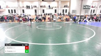 126 lbs Consi Of 8 #2 - James Botelho, Norwood vs Eli Francis, Mt. Hope
