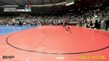 52 lbs Consolation - Loftynn Malcolm, Neighborhood Wrestling Club vs Aspen Shelton, Team Tulsa Wrestling Club