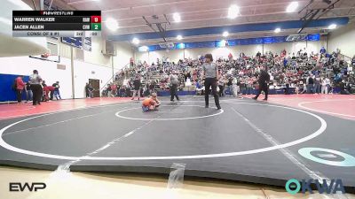49 lbs Consi Of 8 #2 - Samuel Bessinger, Team Tulsa Wrestling Club vs Coy Collett, Eufaula Ironheads Wrestling Club