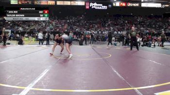 100 lbs Semifinal - Taylor Brown, Thunder Ridge vs Ava Bui, Centennial